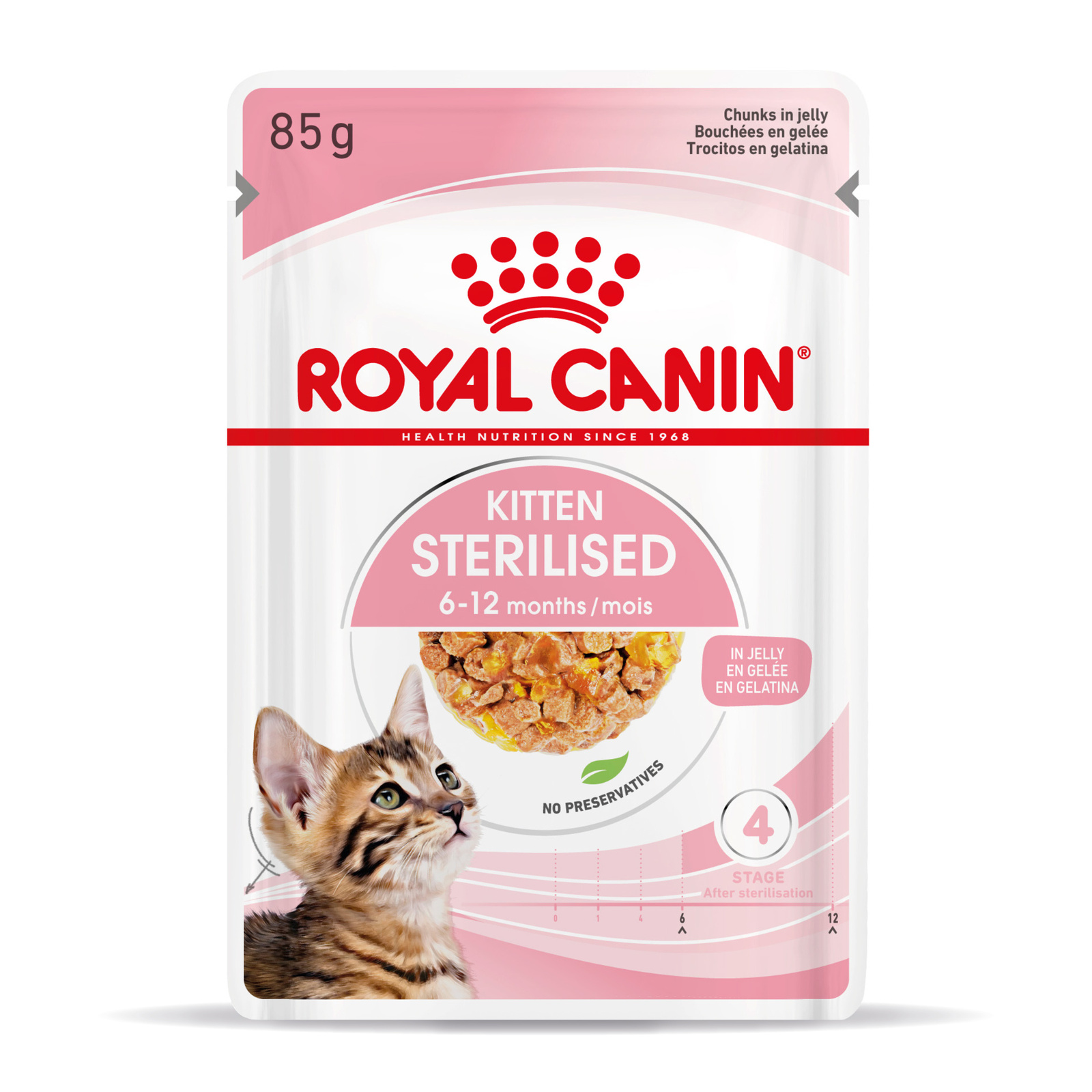 ROYAL CANIN Kitten Sterilised Gelee 12x85g - zdjęcie 3