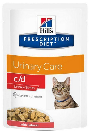 Hill's Prescription Diet c/d Urinary Stress Feline Salmon 85g - zdjęcie 2