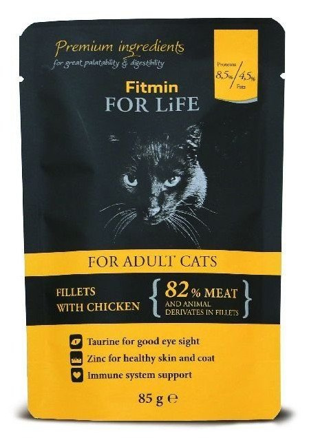 Fitmin Cat For Life Adult Chicken 85g - zdjęcie 2