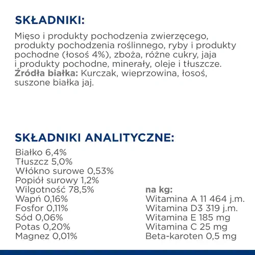Hill's Prescription Diet k/d Feline Salmon 85g - zdjęcie 4