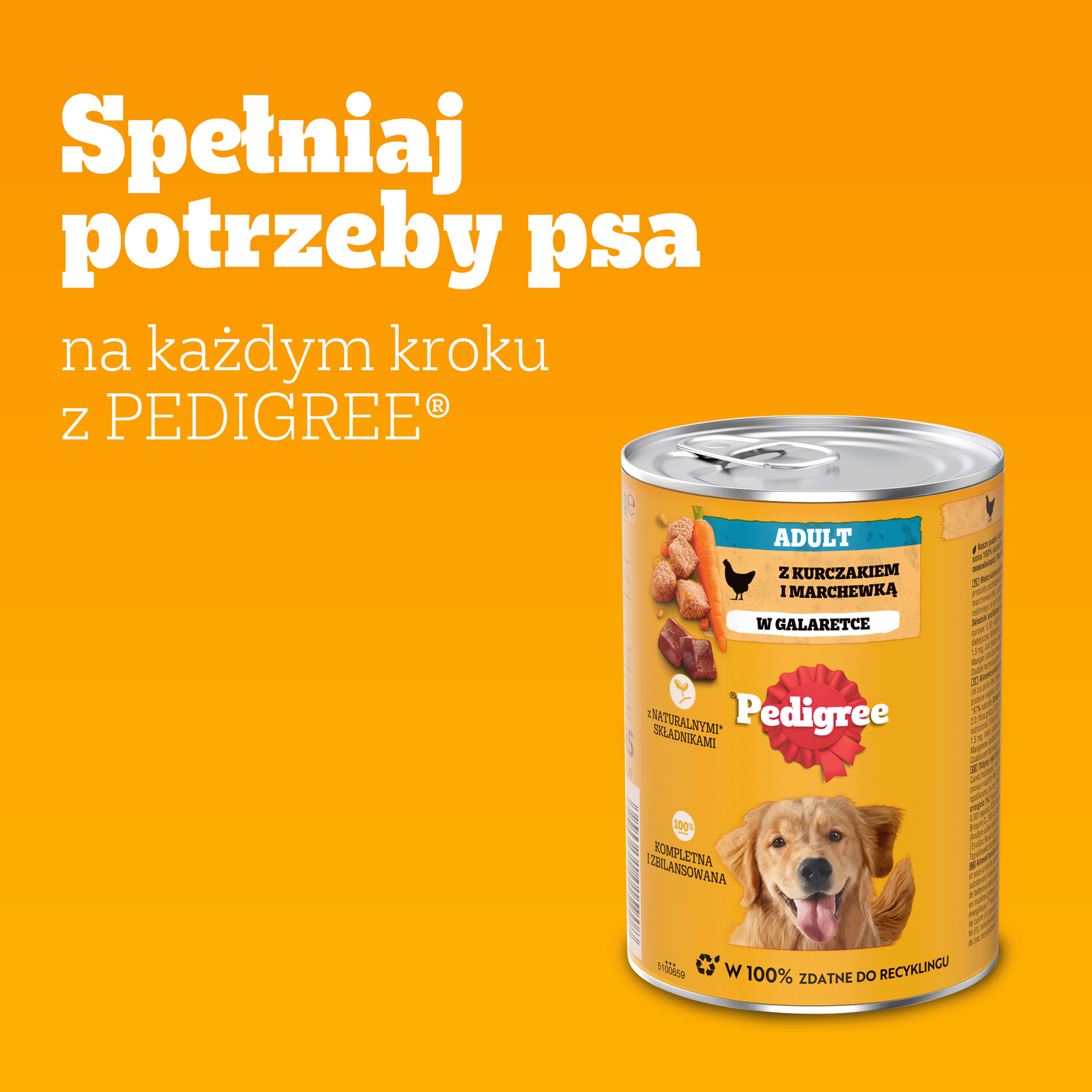 Pedigree Mokra Karma Dla Dorosłych Psów Z Kurczakiem I Warzywami W Galaretce 400g - zdjęcie 10