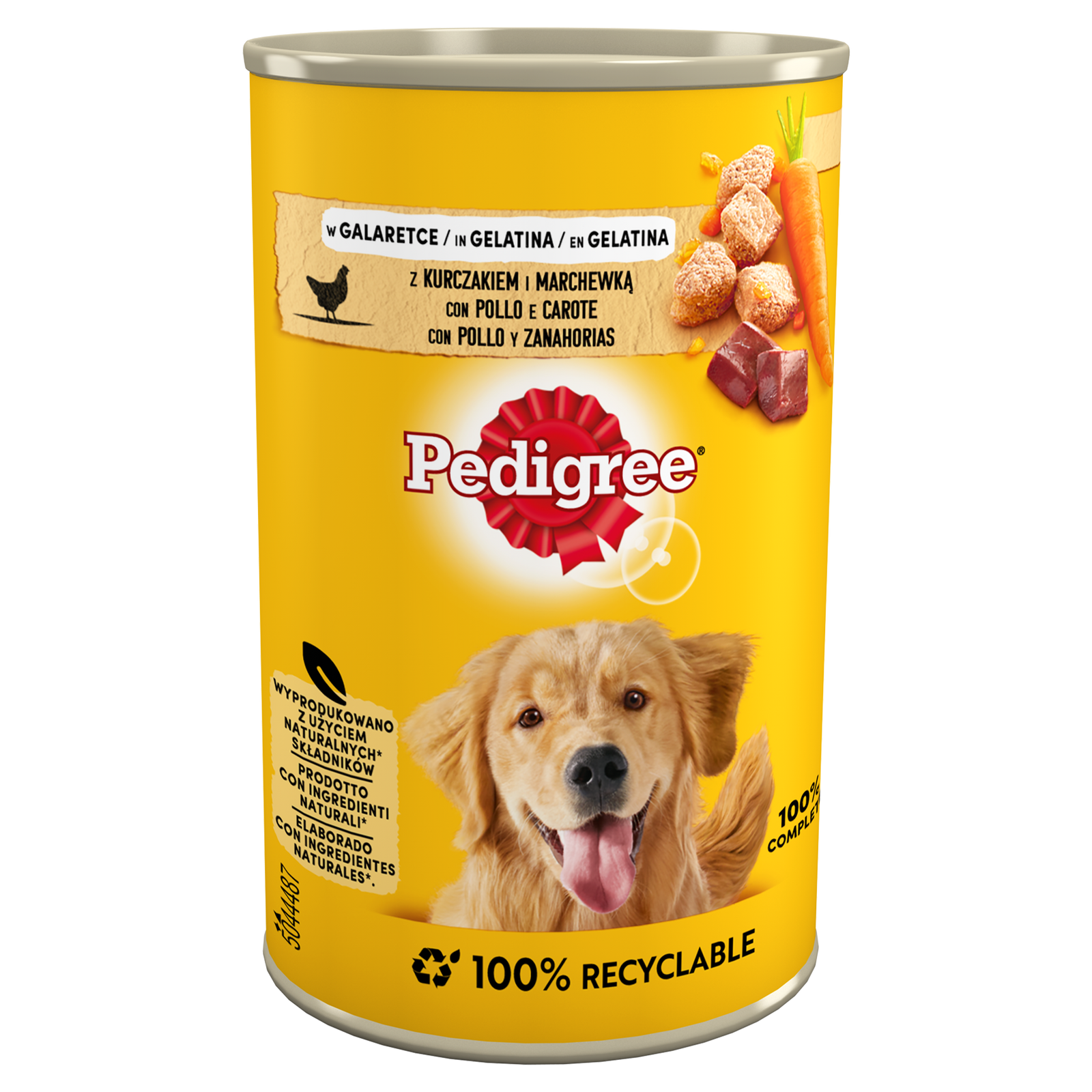 Pedigree Mokra Karma Dla Dorosłych Psów Z Kurczakiem I Warzywami W Galaretce 400g - zdjęcie 2