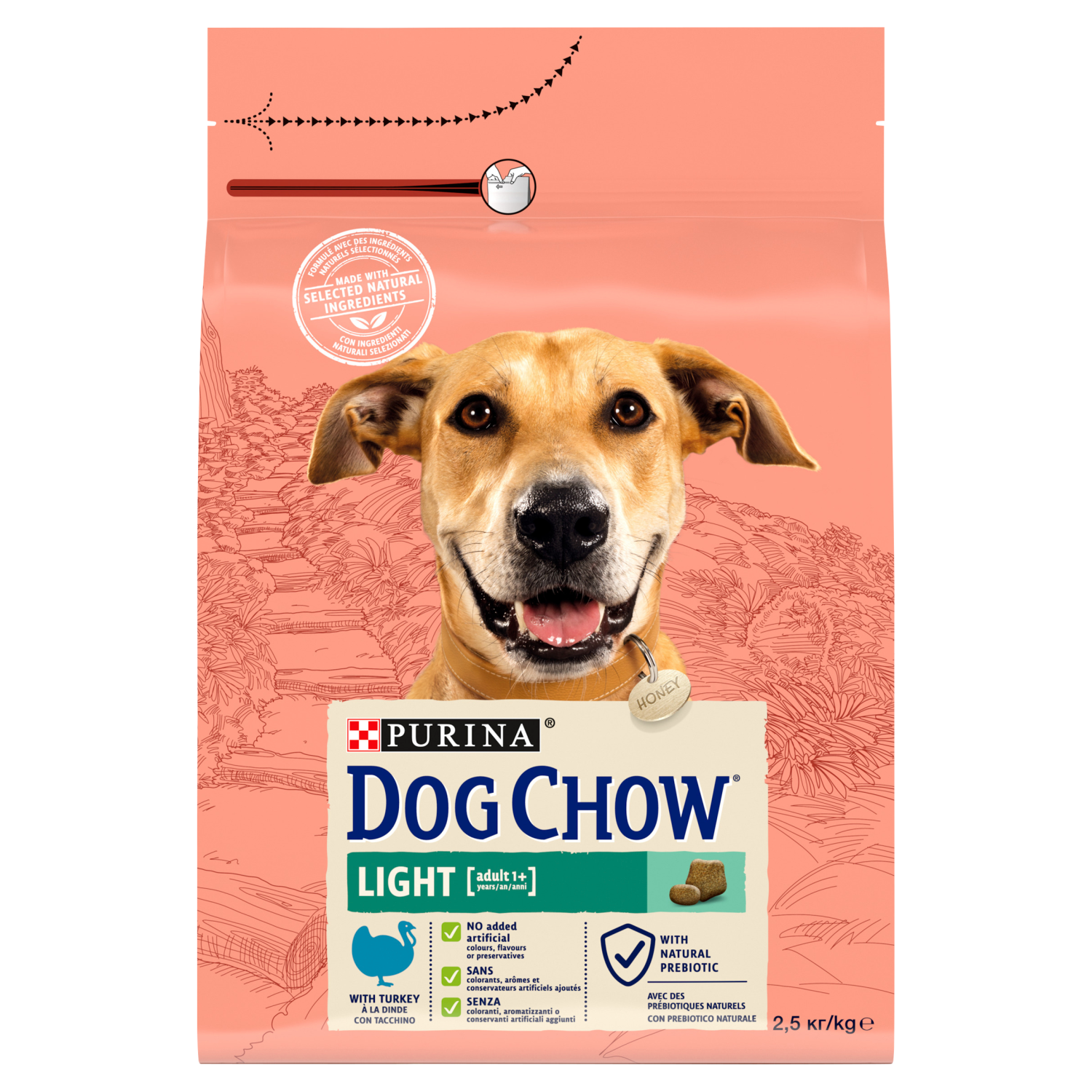 Purina Dog Chow Light Adult Z Indykiem 2,5kg - zdjęcie 8