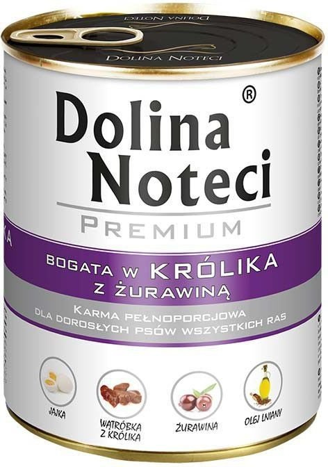 Dolina Noteci Premium Królik Z Żurawiną 800g - zdjęcie 2