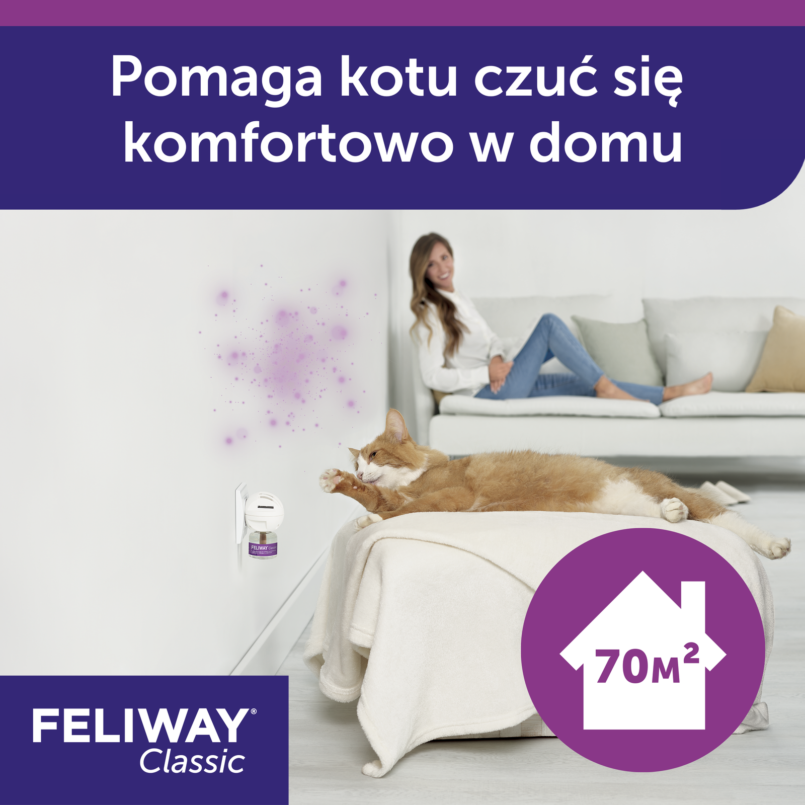 Ceva Animal Health Polska Sp. Z O.o Feliway Classic Wkład Dyfuzora 48ml - zdjęcie 5