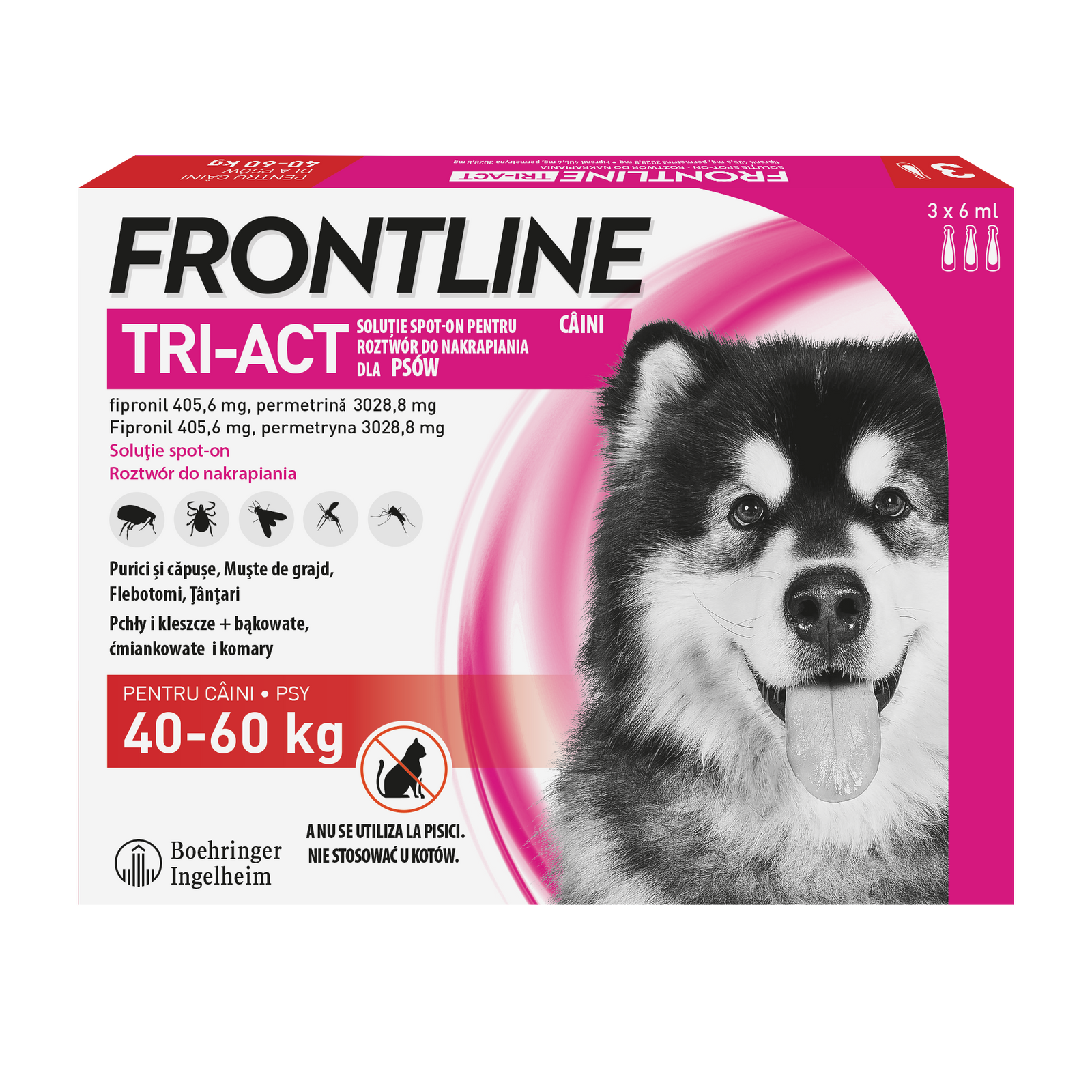 FRONTLINE Tri-Act Dla Psów 3x6ml - zdjęcie 2