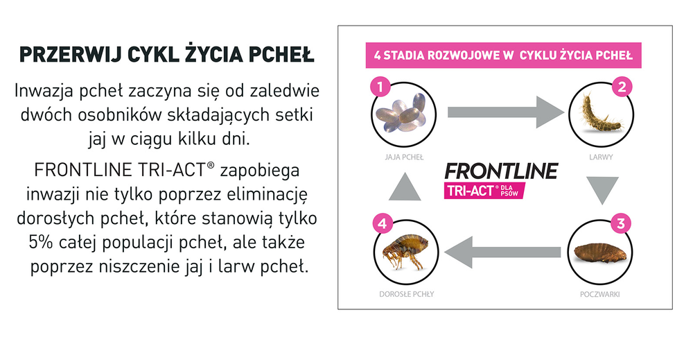 FRONTLINE Tri-Act Dla Psów 3x6ml - zdjęcie 8