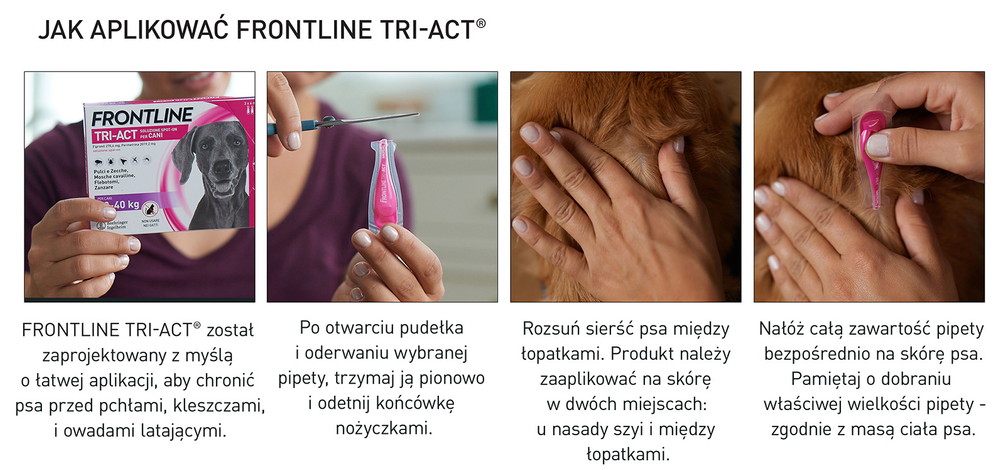 FRONTLINE Tri-Act Dla Psów 3x6ml - zdjęcie 9
