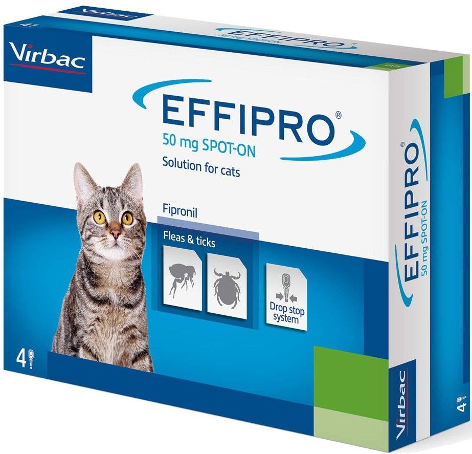 Virbac Effipro Spot-On Dla Kotów 4x0,5ml - zdjęcie 2