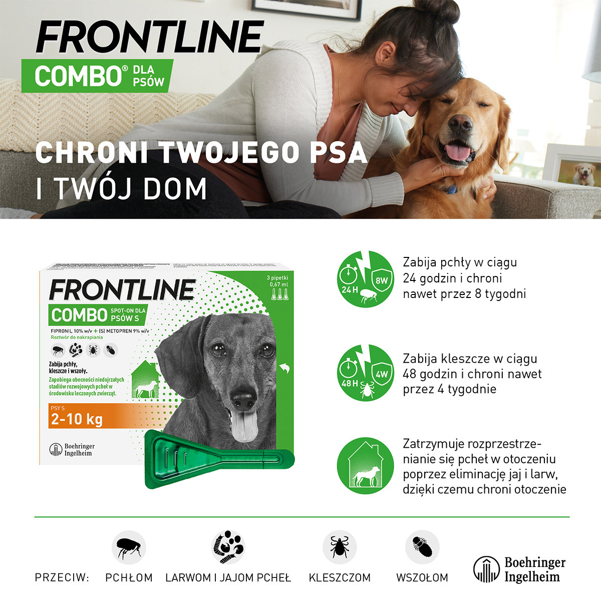 FRONTLINE Combo Spot-On Dla Psów 3x4,02ml - zdjęcie 6