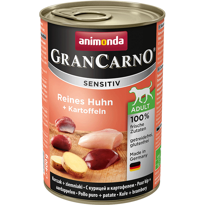 Animonda GranCarno Sensitiv Adult Dog Kurczak I Ziemniaki 400g - zdjęcie 2