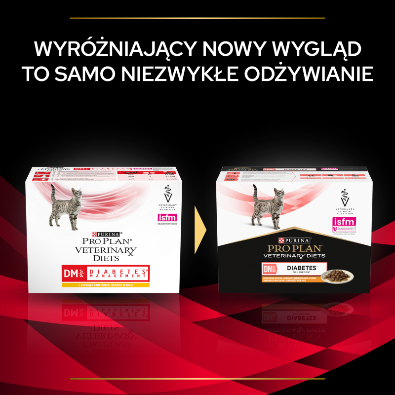 PURINA Pro Plan Veterinary Diets DM Diabetes Management Cat Kurczak 85g - zdjęcie 3