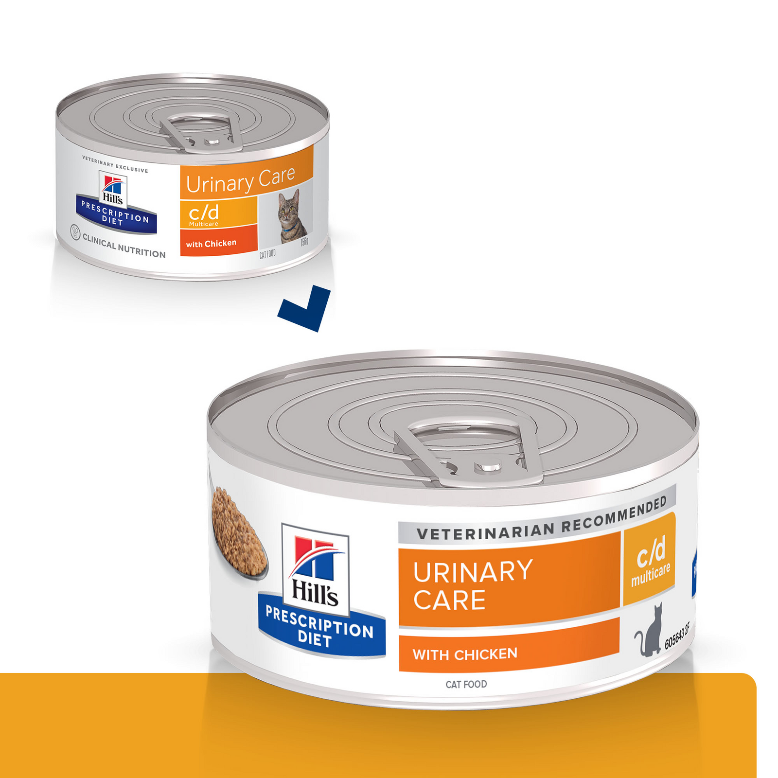 Hill's Prescription Diet c/d Multicare Feline Chicken 156g - zdjęcie 2