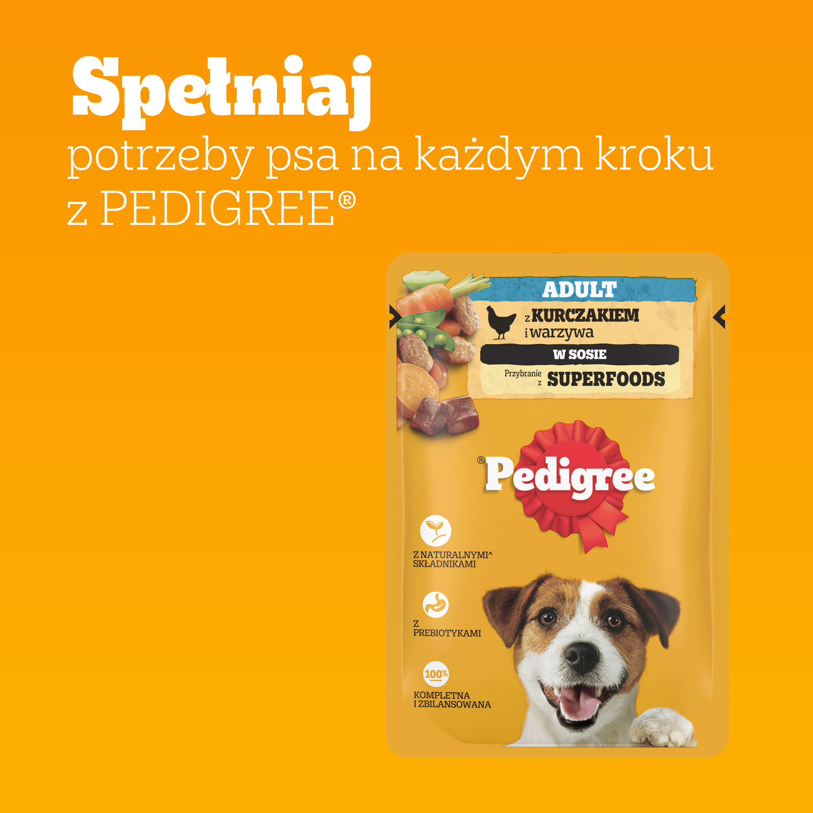 Pedigree Mokra Karma Dla Dorosłych Psów Z Kurczakiem I Warzywami W Sosie 100g - zdjęcie 9