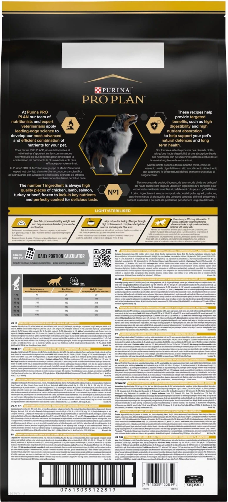 Purina Pro Plan Adult Light Optiweight Sterilised Kurczak I Ryż 14kg - zdjęcie 9