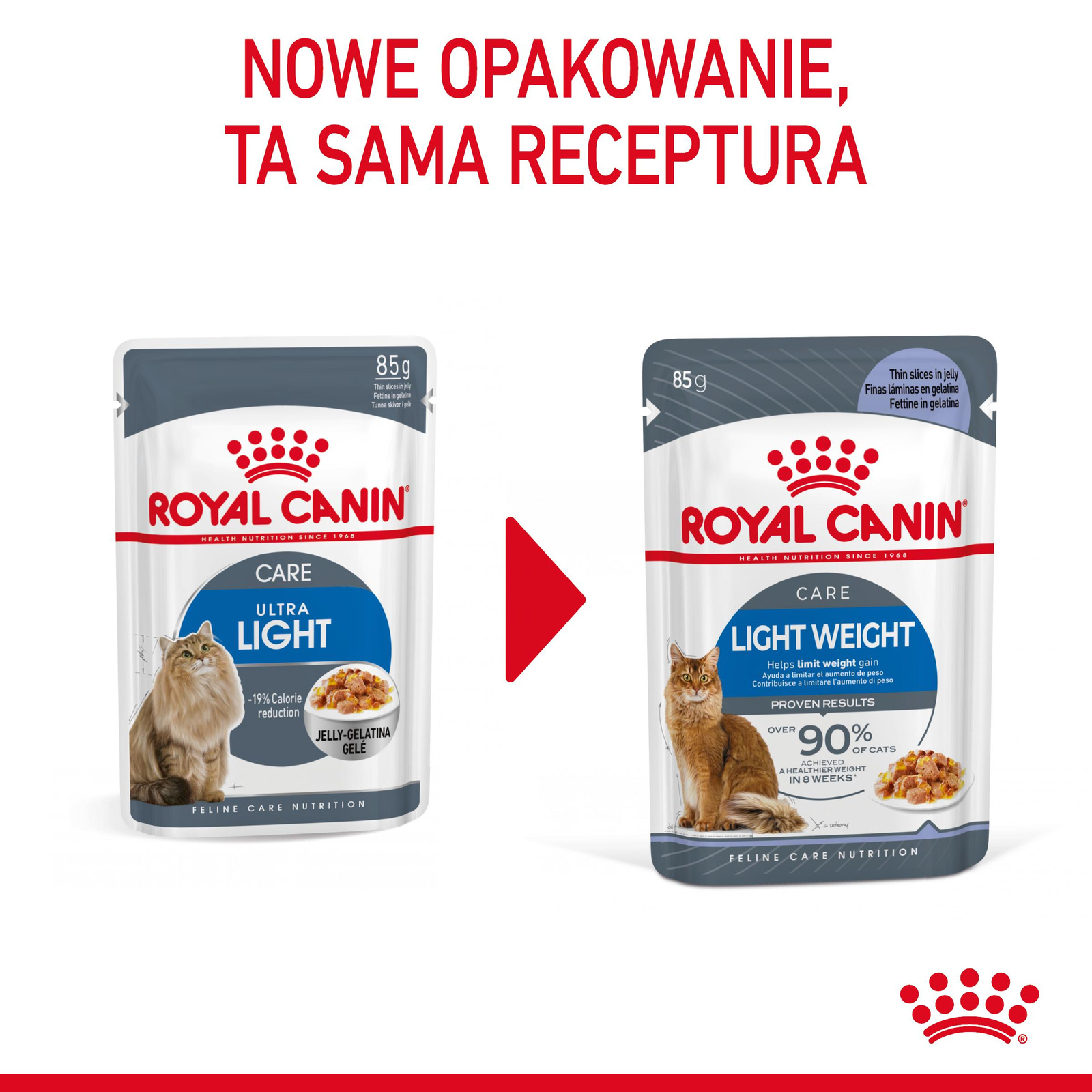 ROYAL CANIN Light Weight Care W Galaretce 12x85g - zdjęcie 3