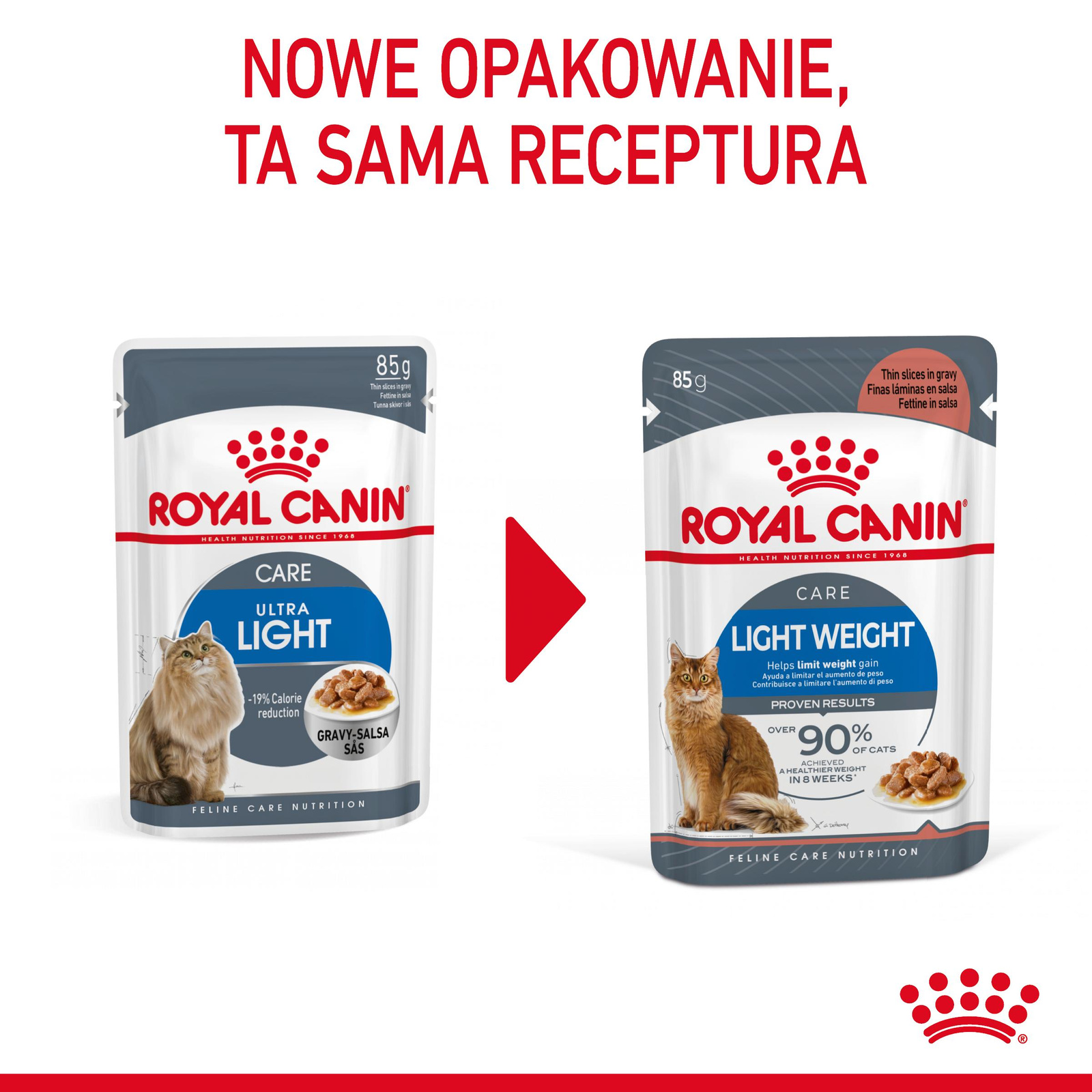 ROYAL CANIN Light Weight Care W Sosie 12x85g - zdjęcie 2