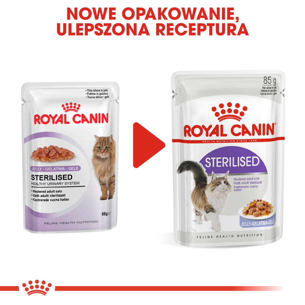 ROYAL CANIN Sterilised W Sosie 12x85g - zdjęcie 8