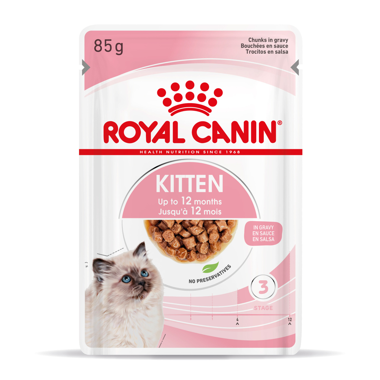 ROYAL CANIN Kitten Instinctive W Sosie 12x85g - zdjęcie 3