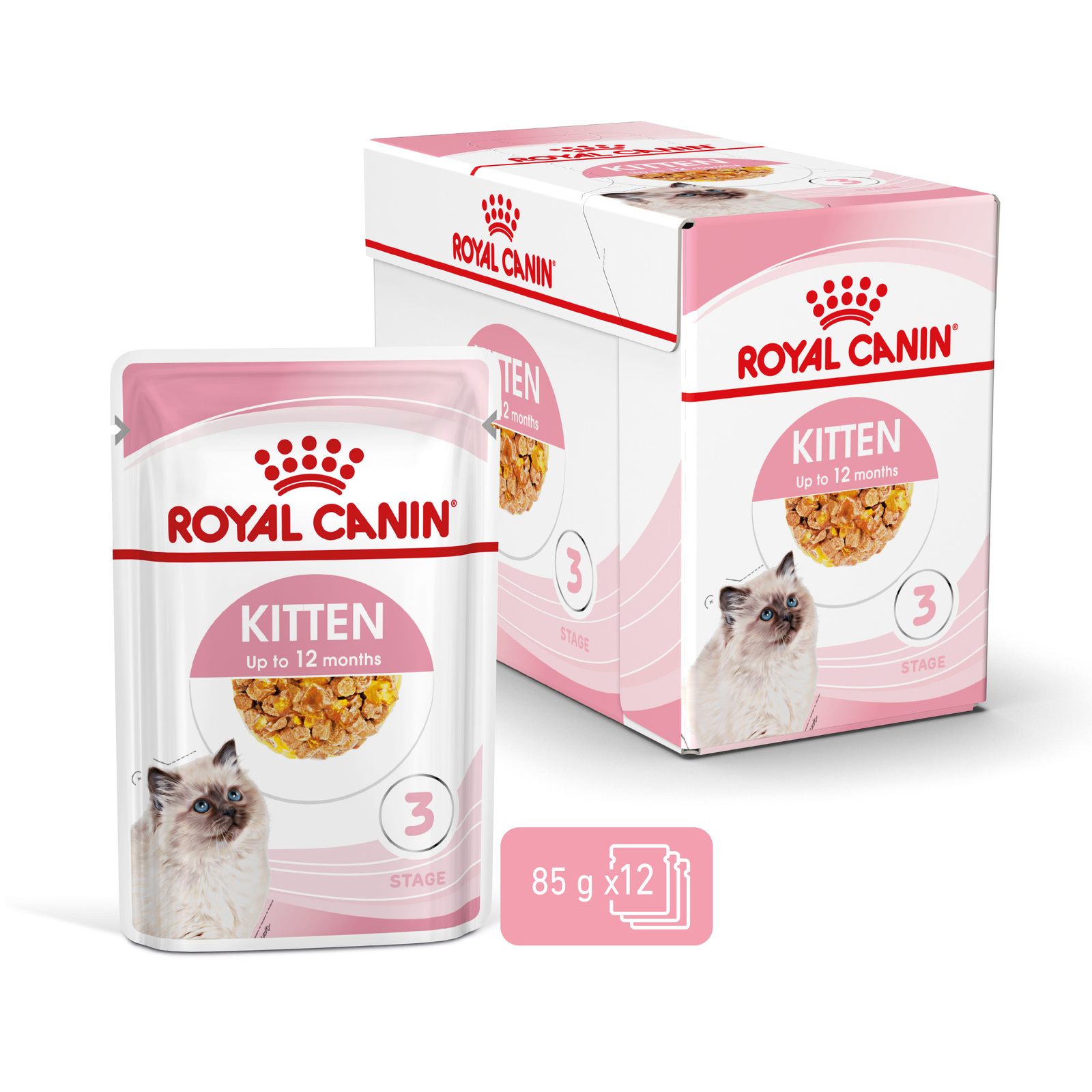 ROYAL CANIN Kitten Instinctive W Galaretce 12x85g - zdjęcie 2