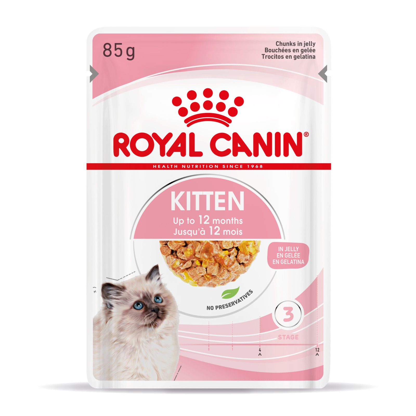 ROYAL CANIN Kitten Instinctive W Galaretce 12x85g - zdjęcie 3