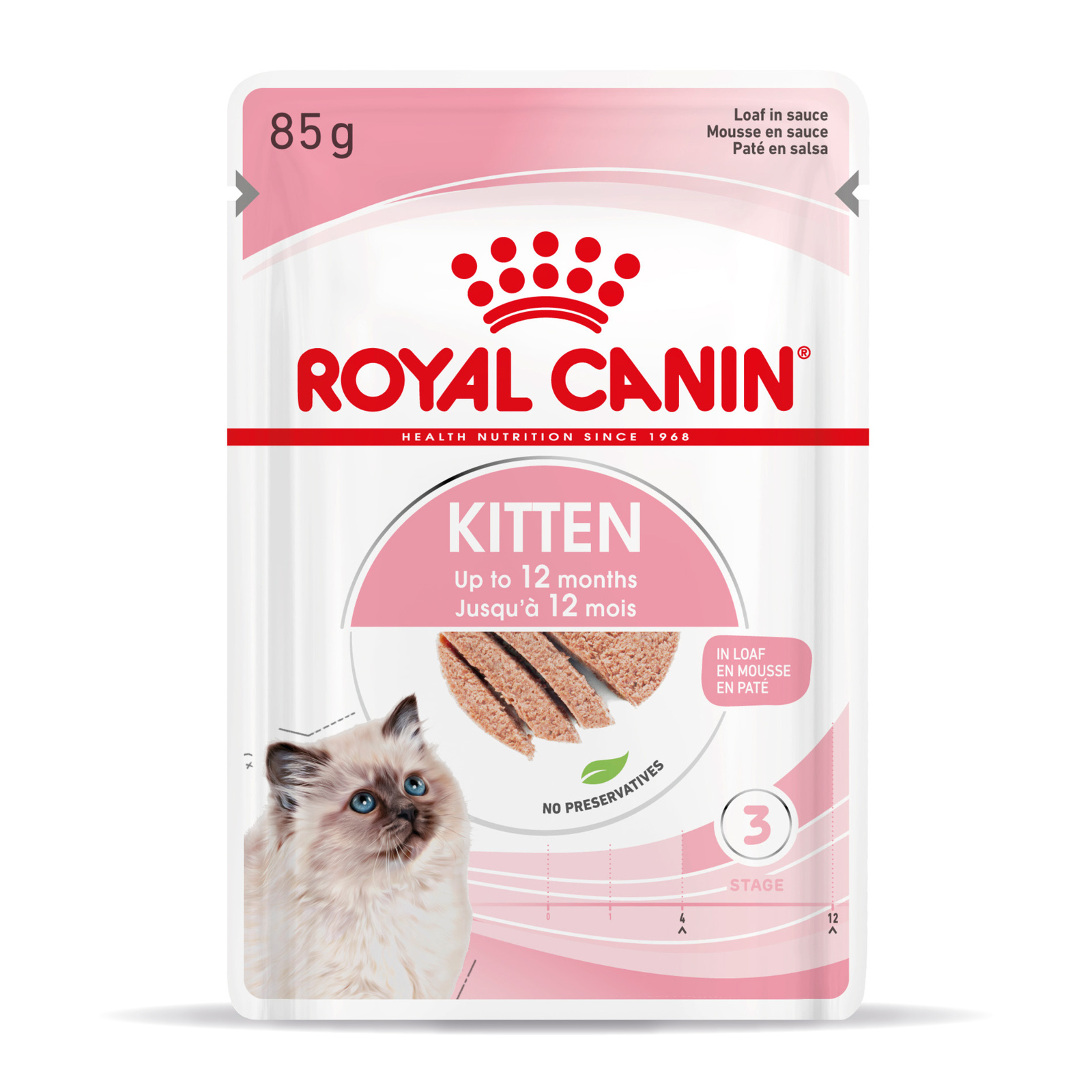ROYAL CANIN Kitten Pasztet 12x85g - zdjęcie 3