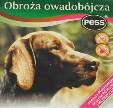 Pess Per Obroża Owadobójcza Dla Psa Bezzapachowa Brązowa 75cm - zdjęcie 2
