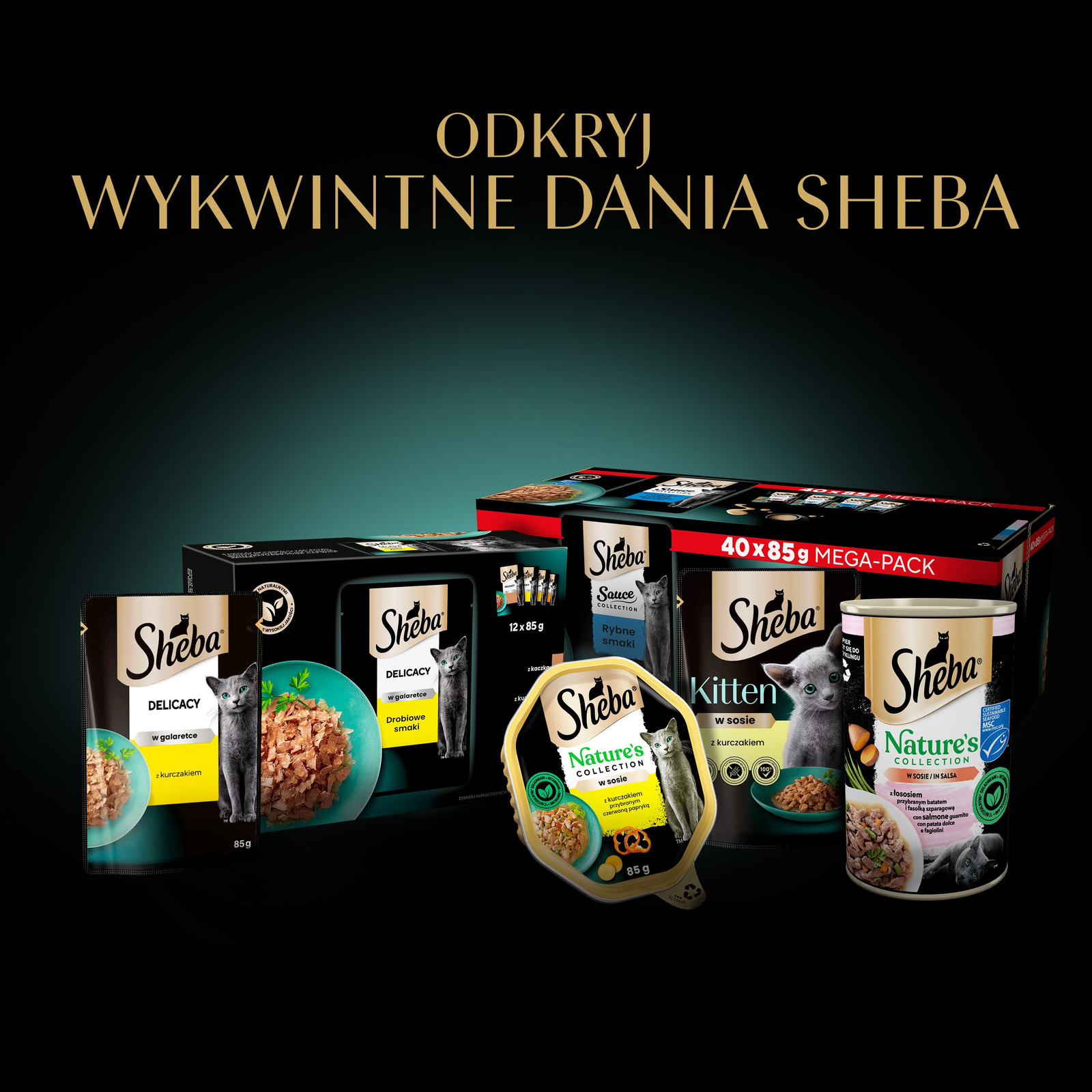 Sheba Saszetka Delicacy In Jelly Smaki Drobiowe 12x85g - zdjęcie 4
