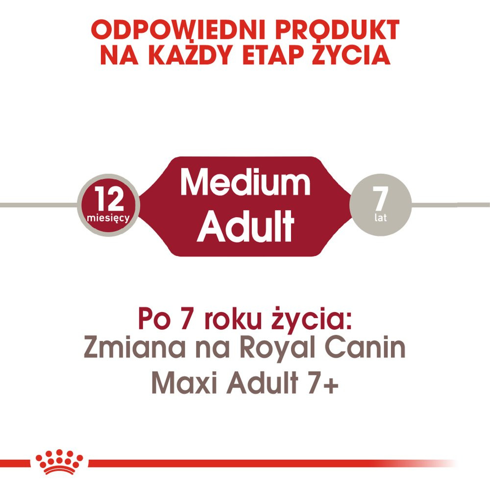 ROYAL CANIN Medium Adult 4kg - zdjęcie 3