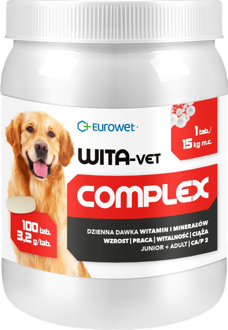Eurowet Wita-Vet Junior + Adult 100tab - zdjęcie 2